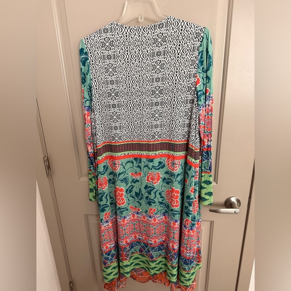 NWT Soft Surroundings Duster “Daydreams Waterfall Topper” Medium (runs Large) - Picture 4 of 10